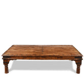 Takhat Indian Hand Carved Solid Wood Coffee Table C51